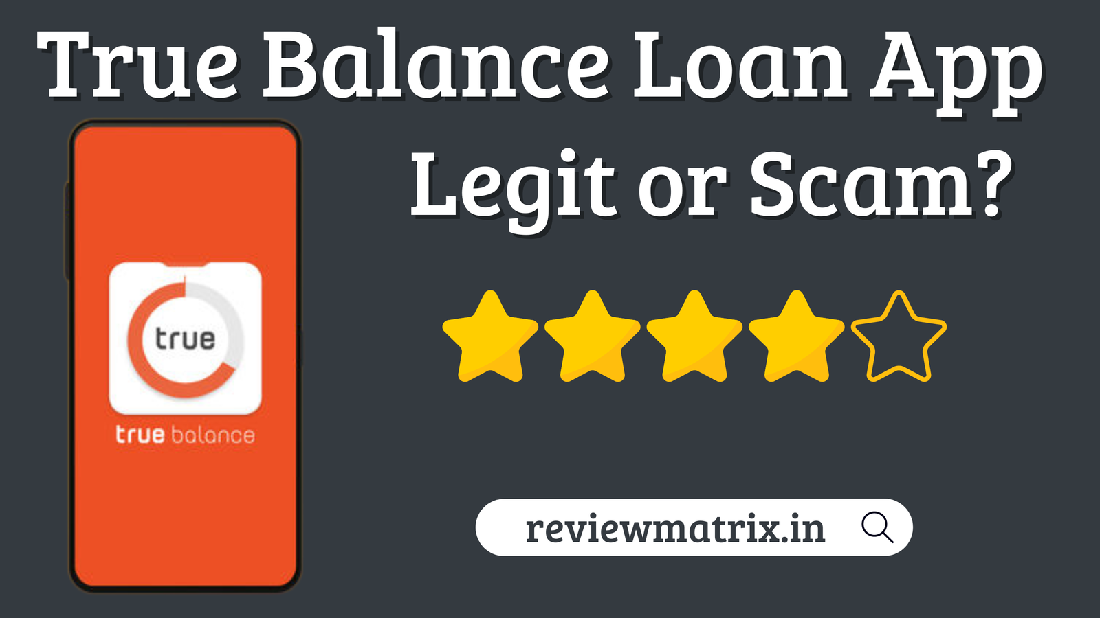 true balance loan app